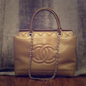 Chanel two way tote